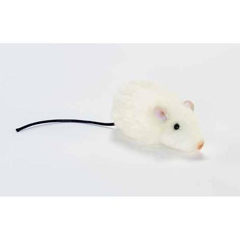 peluche souris blanche