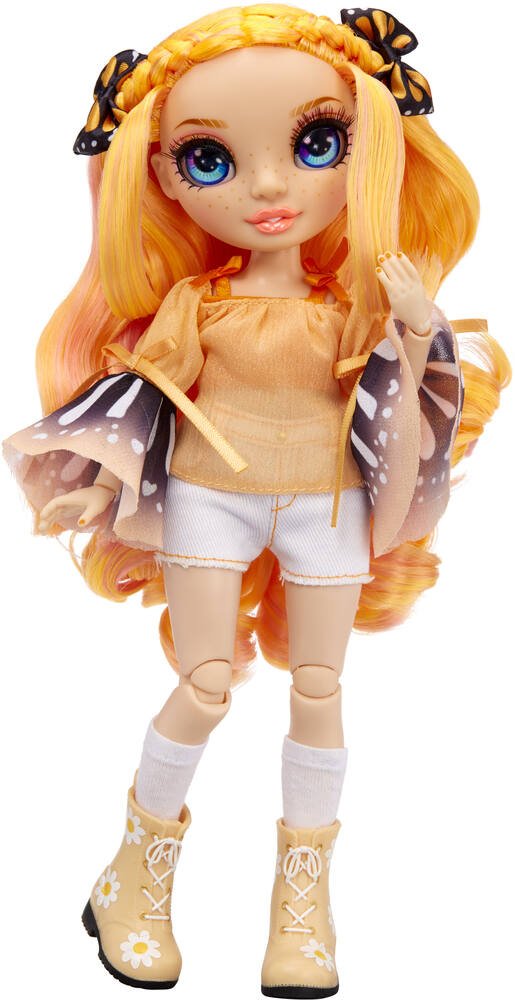 Poupée Rainbow High Winter Break Poppy Rowan – Poupée-mannequin Winter  Break orange et jouet avec 2 tenues complètes de poupée, paire de skis et  accessoires d'hiver pour la poupée, excellent cadeau pour