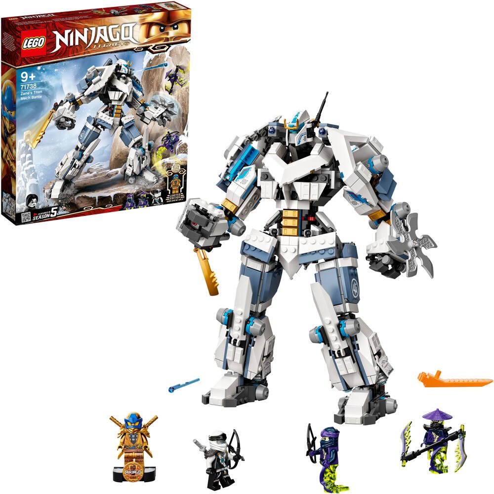 Lego®ninjago 71738 - le robot de combat titan de zane, jeux de  constructions & maquettes