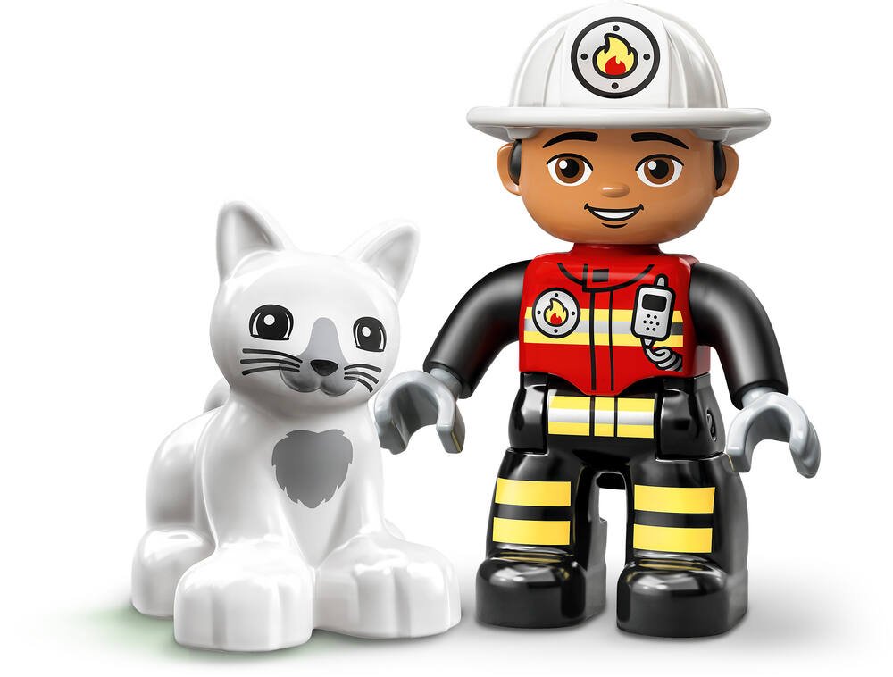 Lego®duplo®ma ville 10969 - le camion de pompiers, jeux de constructions &  maquettes