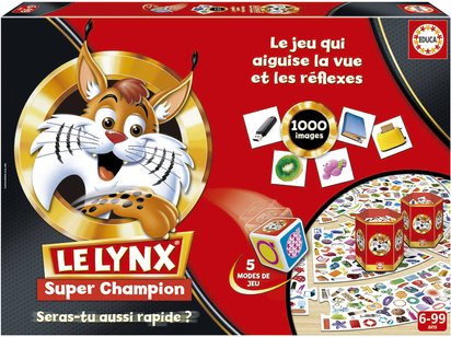 Educa - Jeux de société Le Lynx 500 Images. Jeu de Plateau édition  Anniversaire du Lynx pour