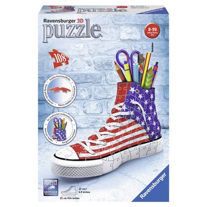 Ravensburger - Puzzle 3D - Sneaker - American Style - 12549 ...