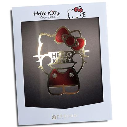 AFFICHE DE COLLECTION - SIGN OR ET ROUGE - HELLO KITTY 41258194.jpg