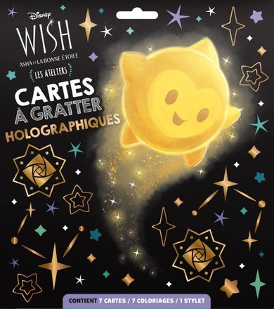 DISNEY - WISH ASHA ET LA BONNE ETOILE - POCHETTES CARTES A GRATTER 41140715.jpg