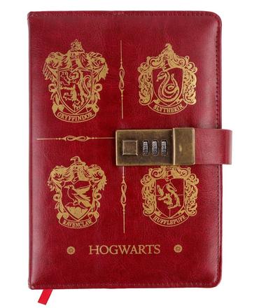 HARRY POTTER - CARNET SECRET EN CUIR - CODE A 3 CHIFFRES - STYLO MAGIQUE LUMINEUX - 112 PAGES 41303575.jpg
