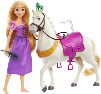 DISNEY PRINCESS Disney Princessses - Tête à Coiffer Deluxe - Raiponce