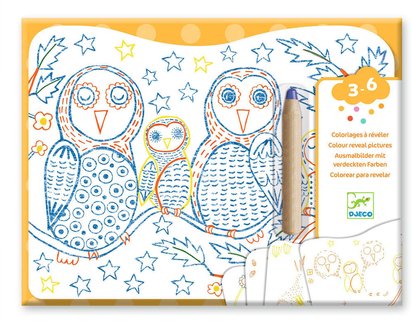 POCHETTE IMAGES A COLORIER - FAMILLES DES SOUS-BOIS 41152930.jpg