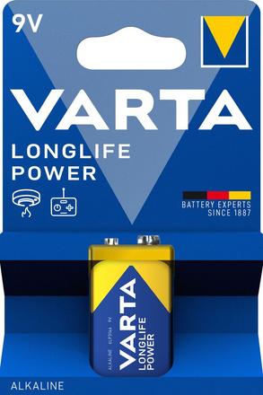 VARTA - PILE LONGLIFE POWER 9V - 6LR61 ALCALINE 36040168.jpg