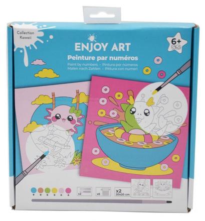 ENJOY ART - PEINTURE NUMEROS 20X20CM JR KAWAI DRAGON 41173186.jpg