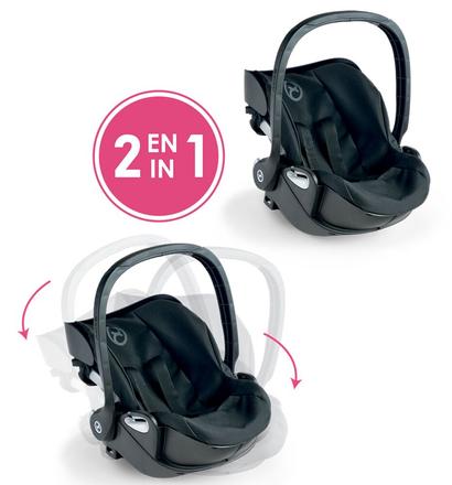 BB36/42 CYBEX PRIAM -PORTE POUPON NOIR 2 EN 1 - COROLLE ACCESSOIRES 41322419.jpg