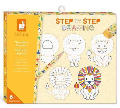 STEP BY STEP DRAWING 20 MODELES ANIMAUX 41245909.jpg