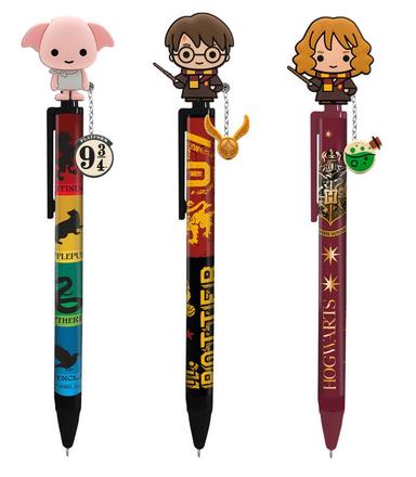 STYLOS AVEC FIGURINE 3D ET CHARMS HARRY POTTER 41347298.jpg