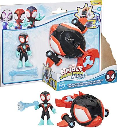SPIDEY ET SES AMIS EXTRANSFORMERS ORDINAIRES - WATER-WEBS - FIGURINE ET VOITURE - DAUPHIN 41227622.jpg
