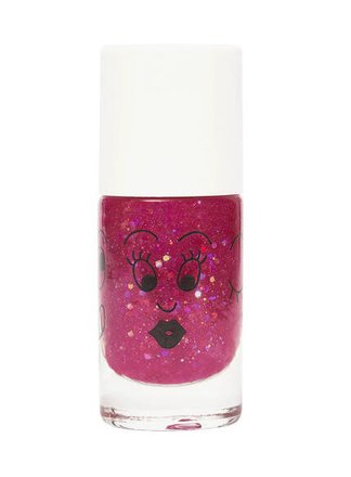 VERNIS ENFANT BASE EAU - SHEEPY FRAMBOISE TRANSPARENT PAILLETE 41151561.jpg