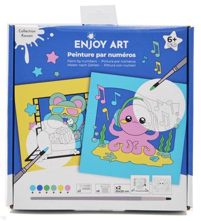 ENJOY ART - PEINTURES NUMEROS 20X20CM JR KAWAII SOURI PIEUVRE 41173187.jpg
