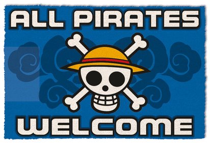 ONE PIECE - PAILLASSON ALL PIRATES WELCOME 41110010.jpg