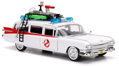 1/24 GHOSTBUSTERS VOITURE CADILLAC ECTO-1 WHITE HOLLYWOOD RIDES 1959 41067488.jpg