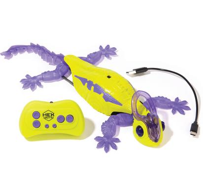 HEX BOTS GECKO RADIOCOMMANDE PHOSPHORESCENT GRIMPEUR DE MURS - VIOLET 41303953.jpg