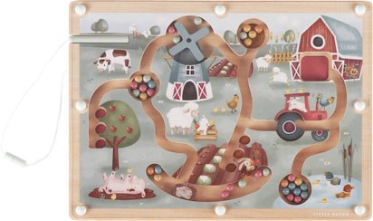 LABYRINTHE MAGNETIQUE EN BOIS FSC - LITTLE FARM 41135448.jpg