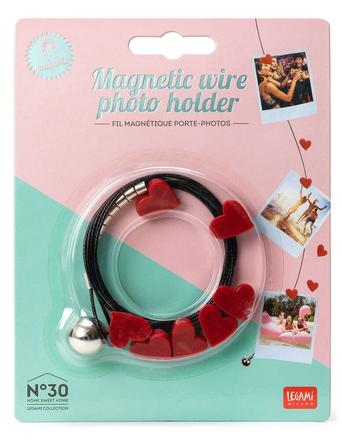 MAGNETIC WIRE PHOTO HOLDER - HEART 41206314.jpg