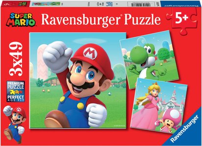 Mickey mouse puzzles 3x49 pieces - tout le monde aime mickey - ravensburger  - lot de puzzles enfant - des 5 ans - La Poste