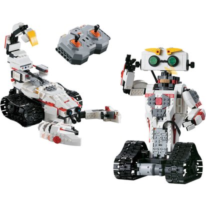 YCOO Robo Dackel 2 Balle Interactive Effets Lumineux Chien Robot YCOO 35cm Télécommandé - Suit Balle Et Maître - Effets Sonores Lumineux - Enfant 5 Ans Jouet Télécommandé