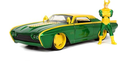 1/24 MARVEL VOITURE FORD THUNDERBIRD W -LOKI FIGURE GREEN 1963 41120863.jpg