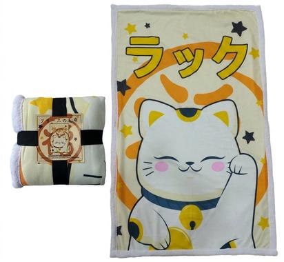 PLAID SHERPA MANEKI NEKO KAWAII 41151649.jpg