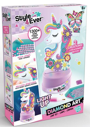 Lansay BLOPENS X-TRA Styl'Bag Unicorn - Kit Creativo Per Personalizzare Borsa Unicorno Con 4 Penne A Soffio E 5 Stencil, Dai 6 Anni