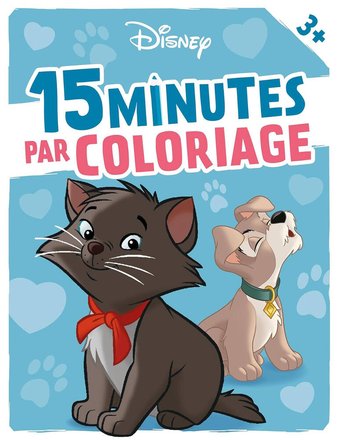 DISNEY - 15 MINUTES PAR COLORIAGE - BEBES CHIENS ET CHATS 41139956.jpg