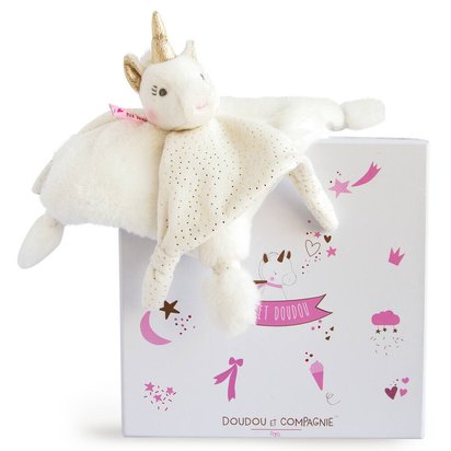 doudou et compagnie licorne argent