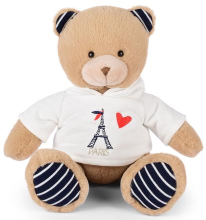 PELUCHE OURS SWEAT TOUR EIFFEL - 28 CM 41233770.jpg