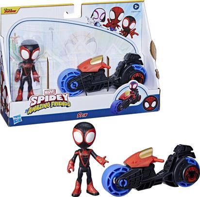 SPIDEY ET SES AMIS EXTRAORDINAIRES - FIGURINE MILES MORALES 10 CM AVEC MOTO 41227618.jpg