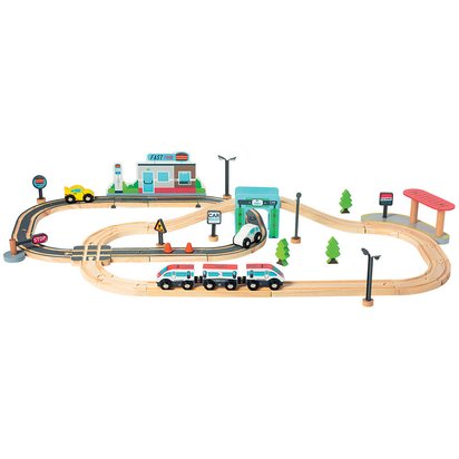 Petits Trains En Bois Et Circuits Joueclub Specialiste Des Jeux Et Jouets Pour Enfant