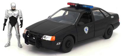 1/24 FORD TARUS W/ROBOCOP FIGURE BLACK HOLLYWOOD RIDES 1986 41120828.jpg