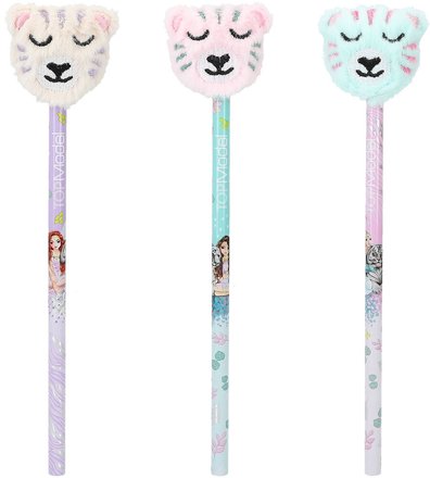 TOPMODEL CRAYON AVEC EMBOUT EN PELUCHE FANTASY TIGER 41144474.jpg