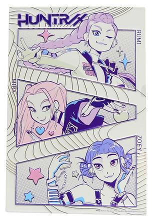 KPOP DEMON HUNTERS -POSTER EN ALUMINIUM EMBOSSE - RUMI MIRA ZOEY 41328794.jpg