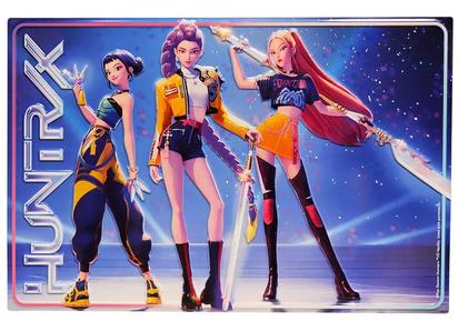 KPOP DEMON HUNTERS -POSTER EN ALUMINIUM EMBOSSE - GROUPE HUNTR/X 41328790.jpg
