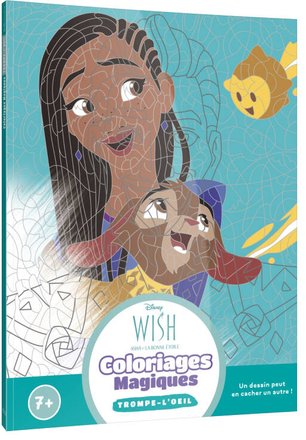 DISNEY - WISH ASHA ET LA BONNE ETOILE - COLORIAGES MAGIQUES - TROMPE L'OEIL 41140717.jpg