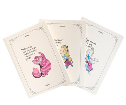 PACK 3 CARNETS A5 DISNEY ALICE AU PAYS DES MERVEILLES 41278665.jpg