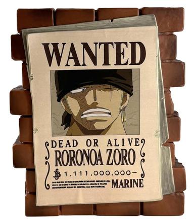 TIRELIRE AFFICHE WANTED ZORO 41168238.jpg