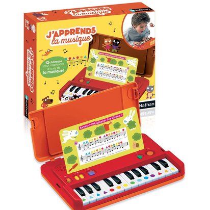 Baoblaze Accordéon Piano Concertina Instrument Musique Jouet Enfants Cadeau Musicale Rouge 