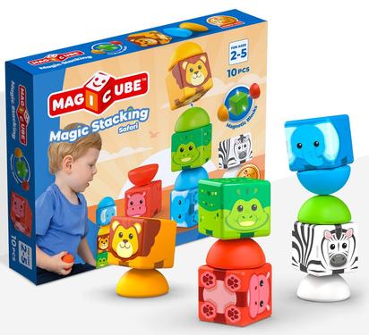 305 GEOMAG MAGICUBE BLOCKS STACKING SAFARI 10 PIECES 41250318.jpg