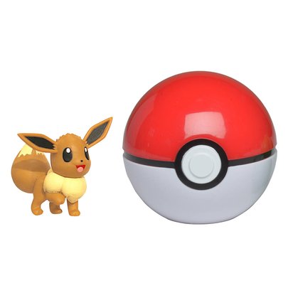 Lanceur Pokeball Et Sa Peluche 6 Cm Brindibou Figurines Joueclub