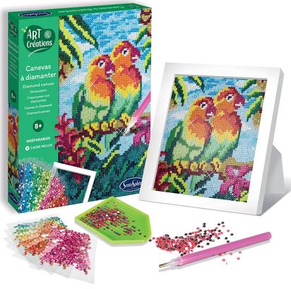 ART ET CREATIONS CANEVAS A DIAMANTER - INSEPARABLES 41167181.jpg