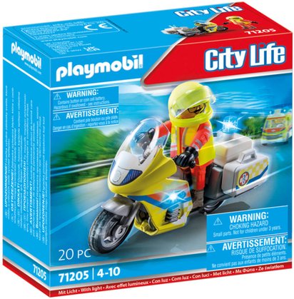Playmobil® - Ambulance avec secouristes et blessé - 70936 - Playmobil® City  Life - Mini véhicules et circuits - Jeux d'imagination