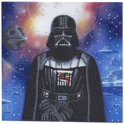 STAR WARS DARK VADOR TABLEAU A DIAMANTER 30X30CM CRYSTAL ART 41087588.jpg