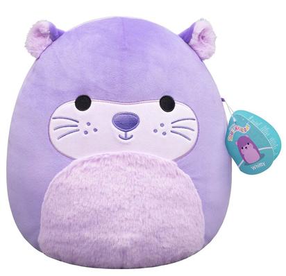 SQUISHMALLOWS - PELUCHE MOYENNE SQUISHMALLOWS DE 30 CM - WHITTY - LOUTRE DE MER VIOLETTE AVEC VENTRE DUVETEUX VIOLET CLAIR 41289940.jpg