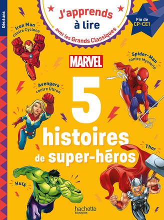DISNEY - 5 HISTOIRES DE SUPER-HEROS MARVEL FIN DE CP DEBUT DE CE1 41140115.jpg