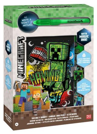 MINECRAFT- JOURNAL INTIME + STYLOS ENCRE MAGIQUE ET STICKERS 41288114.jpg